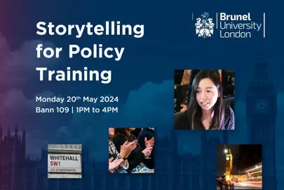 image of Join the event: Storytelling for Policy Training