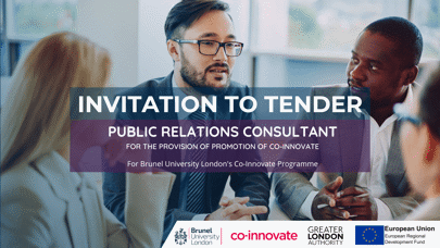 image of Co-Innovate- Invitation to Tender - PR Consultant
