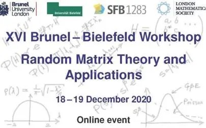 image of 16th Brunel-Bielefeld Workshop on Random Matrix Theory and Applications