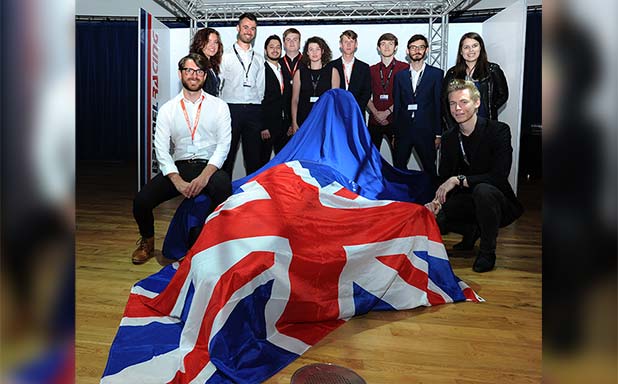 image of Big reveal: Brunel-built race car