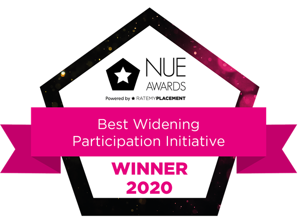 Best Widening Participation Initiative Winner Badge 2020