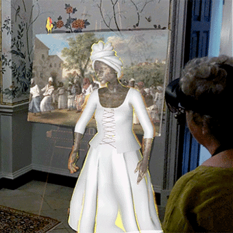 Decolonisation of heritage sites through mixed reality performances