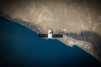 satellite over sea
