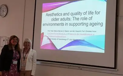 image of Brunel Social Work presents at the British Society of Gerontology meeting 2018