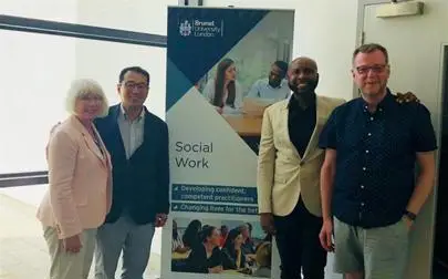 image of Brunel Social Work hosted Professor Philip Hong from Loyola University, Chicago