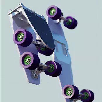 Iconicle folding skateboard image