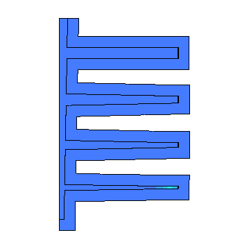 Animation of steel investment casting