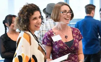 image of New students meet past students