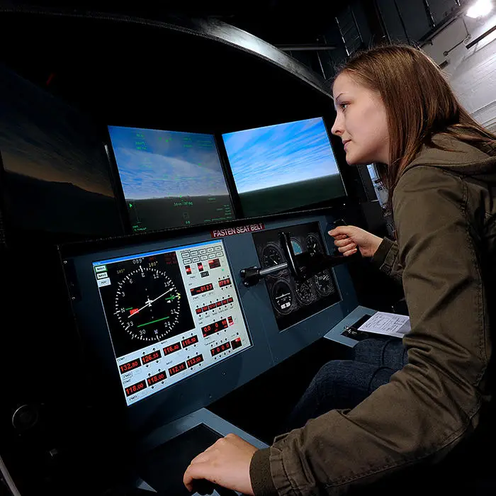 Flight simulator at Brunel University