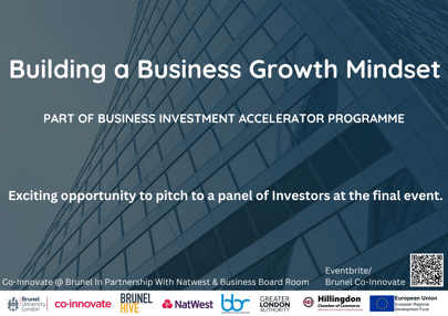 image of Business Investment Accelerator Programme: Building a Business Growth Mindset