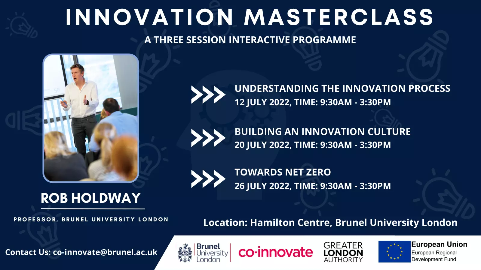 Innovation Masterclass WIth Dates C2