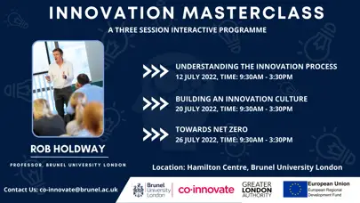 image of Innovation Masterclass Series by Professor Rob Holdway