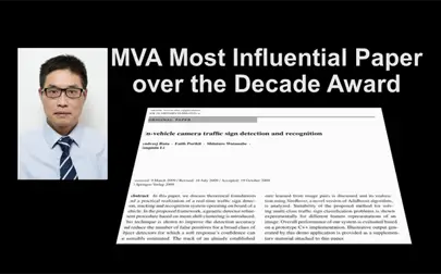 image of Dr Yongmin Li receives MVA Most Influential Paper over the Decade Award