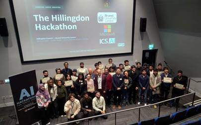 image of Computer Science Students Take on Civic Tech Challenges at Hillingdon Hackathon 2026