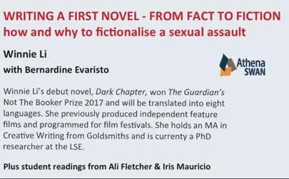image of Writing a first novel from fact to fiction - how and why to fictionalise a sexual assualt