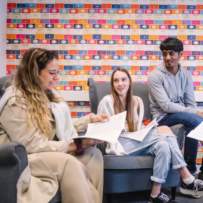 Creative writing students