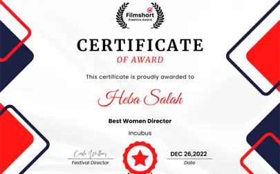 image of Recent graduate Heba Salah wins another award
