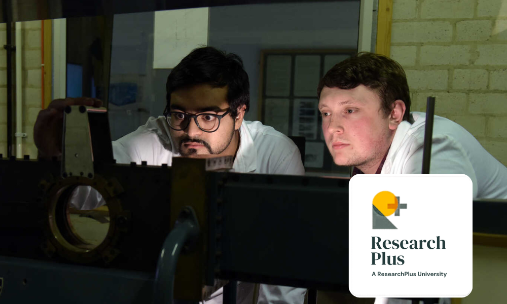 Researchers at work
