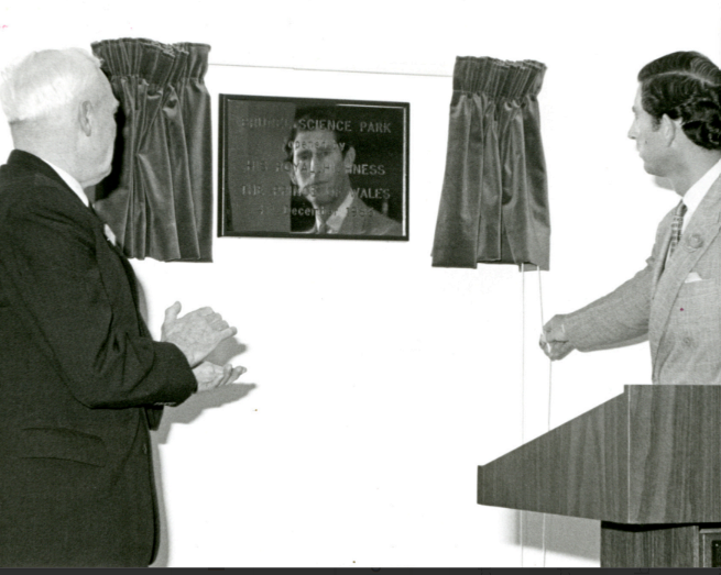 Brunel opens first Uni Science Park; Prince of Wales attends