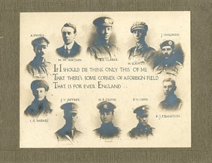 800 Borough Road College members serve in WW1