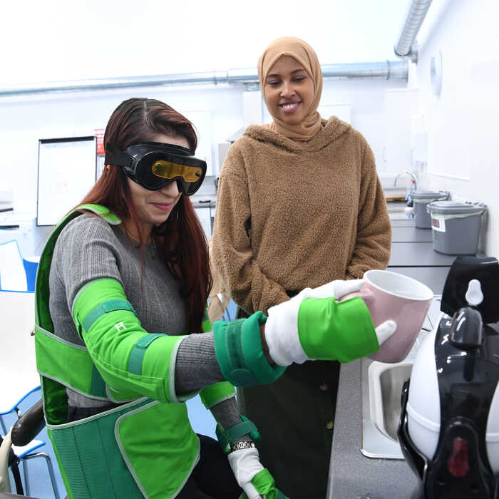 image of two students