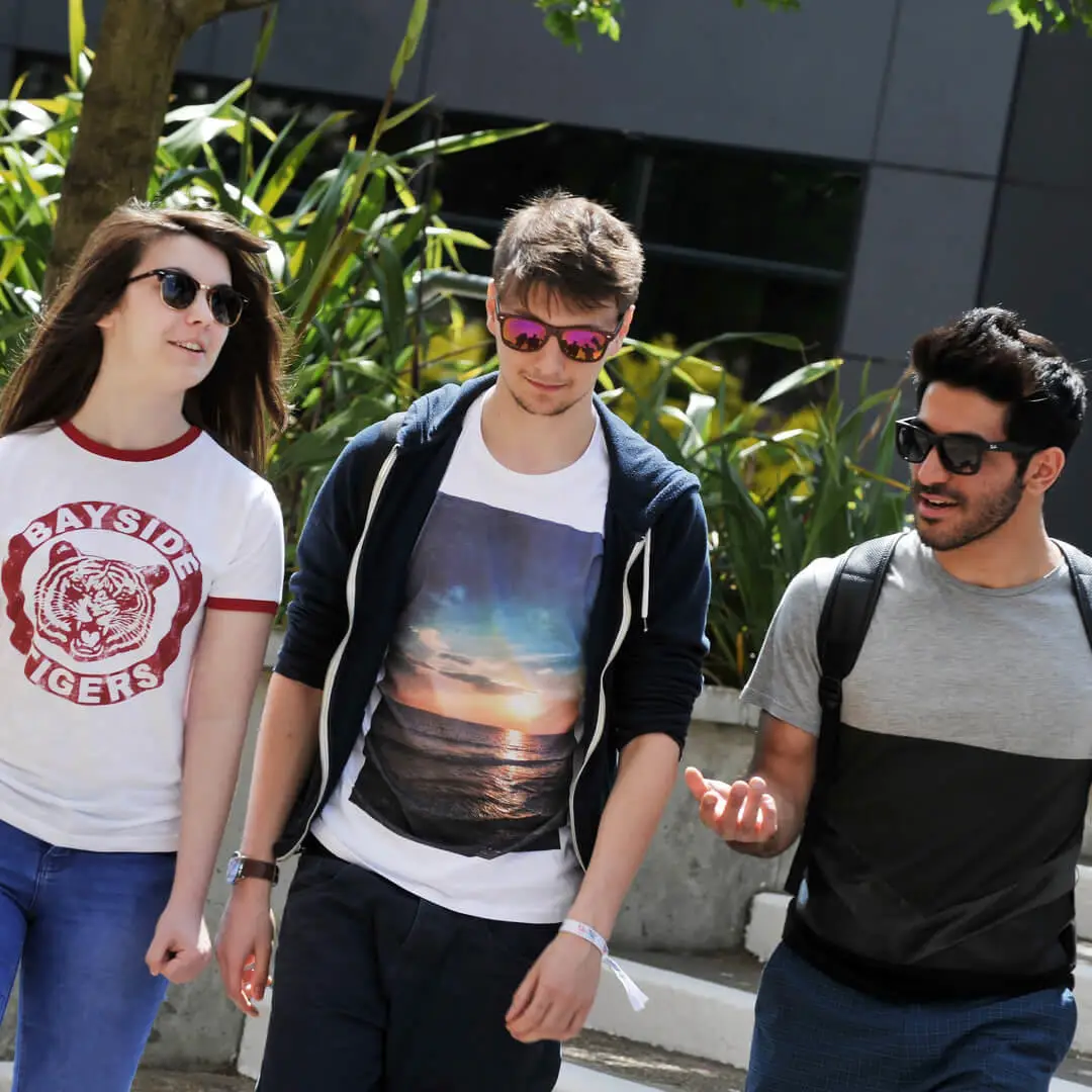 Students on campus 1