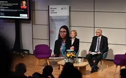 image of Law Reformer, Lady Arden, interviewed by Brunel Honorary Professor of Law, Anthony Inglese CB