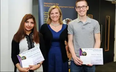 image of Law students awarded Commercial Impact award at SEOTY award ceremony