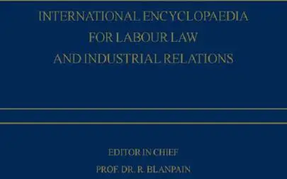 image of Dr Praštalo's "International Encyclopedia of Laws" Monograph
