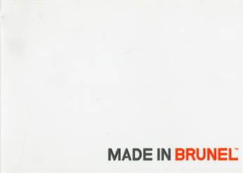 Made in Brunel prosp 2006 front cover