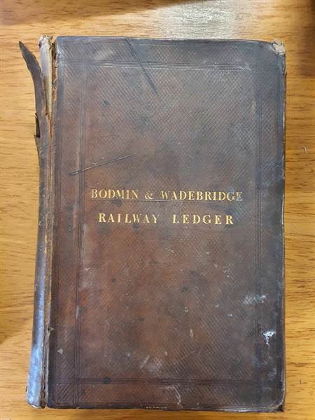 Bodmin Railway Ledger 1834 front resize