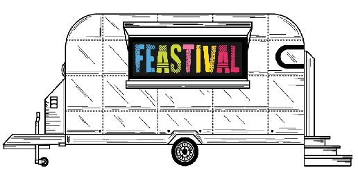 Feastival foodtruck logo