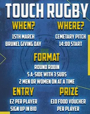 image of Brunel Giving Day Touch Tournament