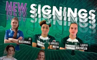 image of Three pathway players sign for Ealing Trailfinders Women