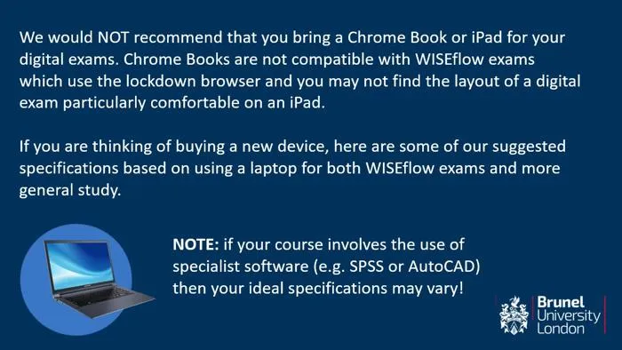 General information, we do not recommend Chrome Books or iPads