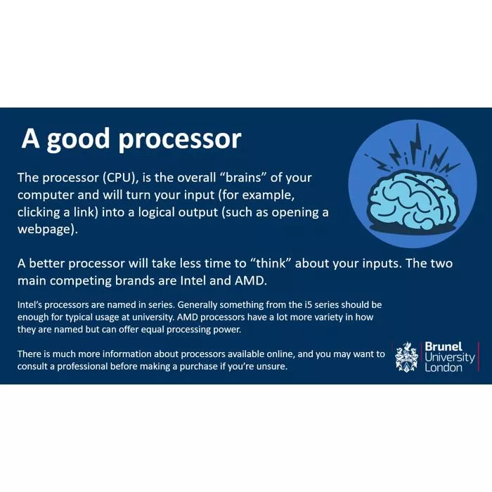 Processor recommendations