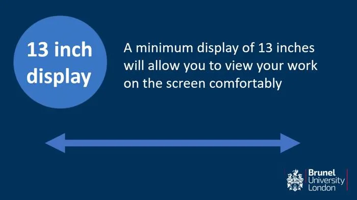 Screen size recommendations