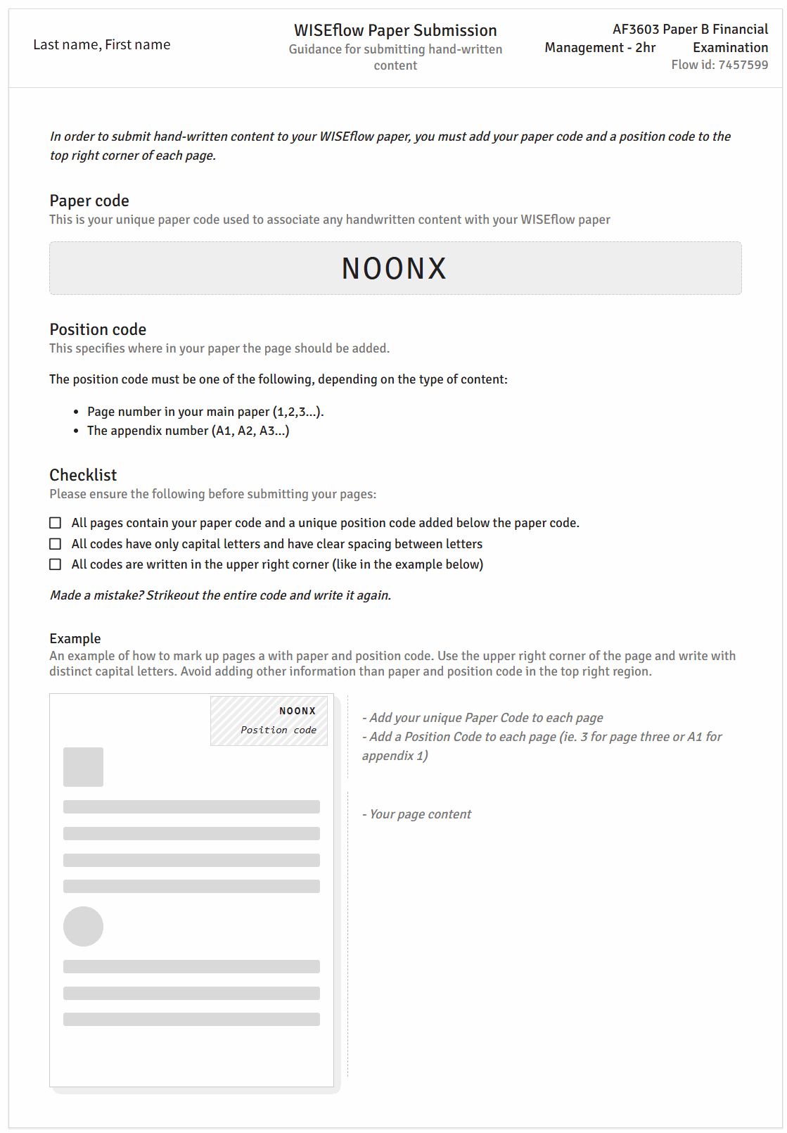 PaperSubmissionsStudentInstructions