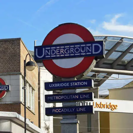 Picture of Uxbridge underground sign