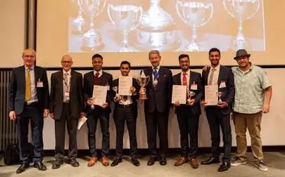image of Brunel's second year students have won the national final of the Institution of Mechanical Engineers Design Challenge