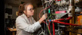 PhD Mechanical engineering student working on engine