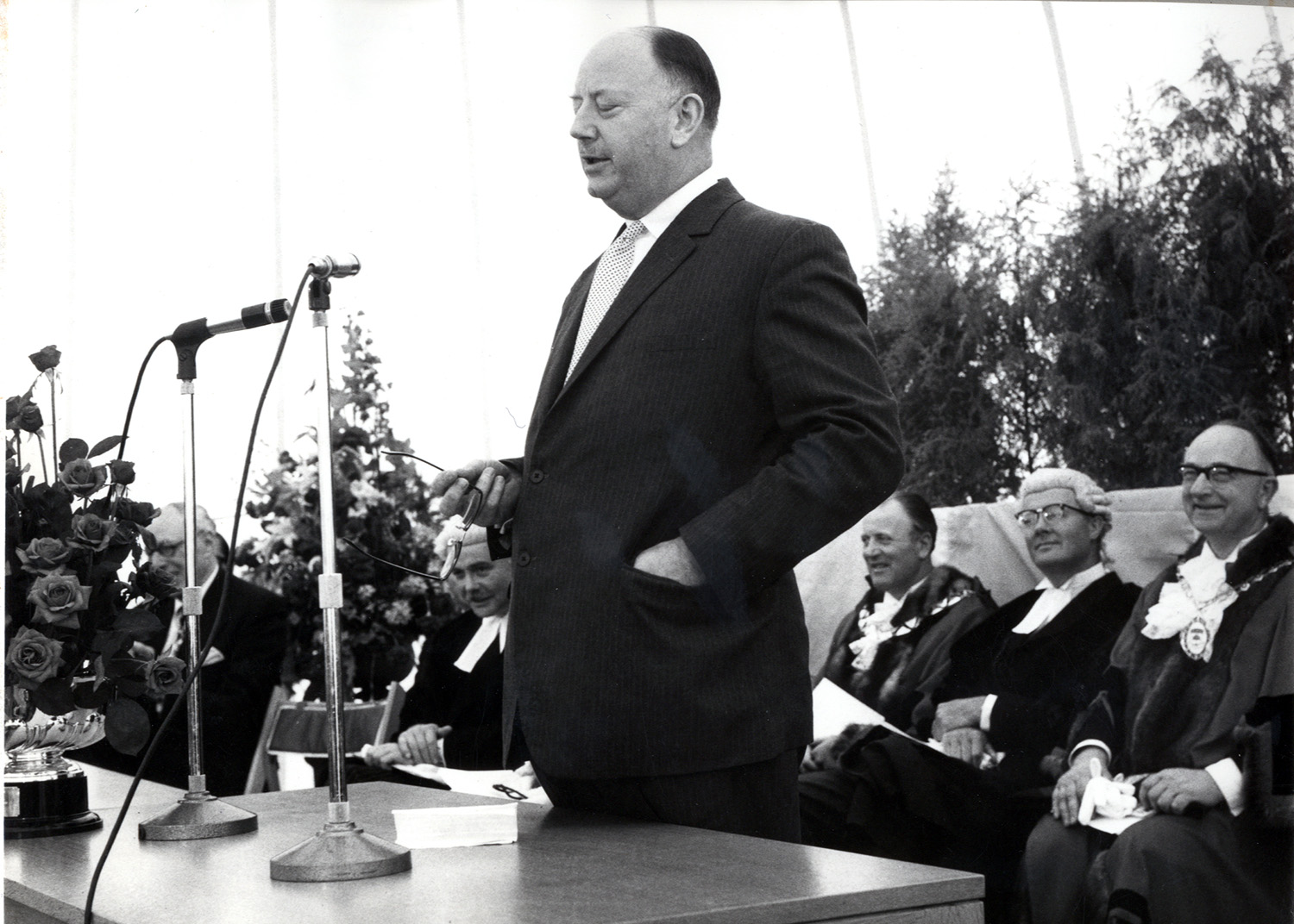 University officially opened by Lord Beeching