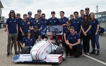 image of Brunel Racing's petrol car storms to 15th whilst electric team make debut