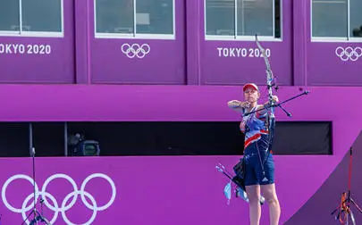 image of Bryony Pitman on the amazing 'Olympic Experience'