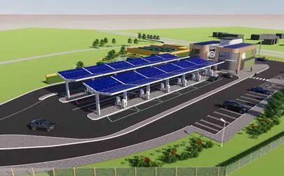 image of Researchers model battery life for UK's first electric forecourt