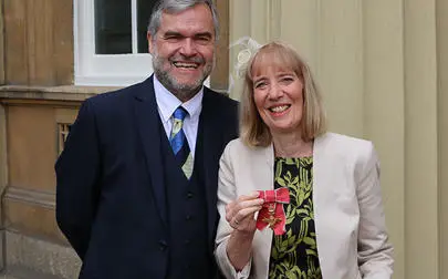 image of OBE from Charles for former Brunel psychologist