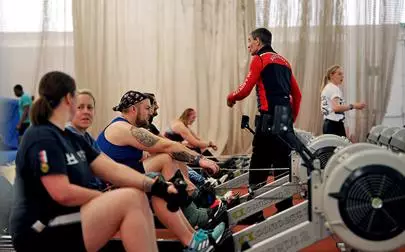image of Team UK Invictus Games athletes power up at Brunel