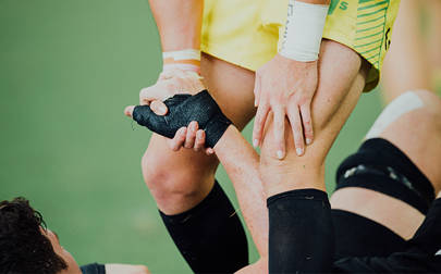 image of Rehab's nice and kneesy with smart bandage