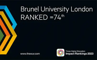 image of Brunel continues to rank highly among the world's most impactful universities, notably promoting peace and reducing inequalities