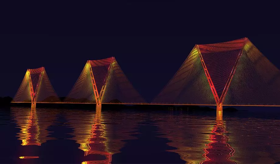 long span bridge for Gibraltar Strait crossing using optimized design